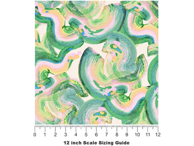 Absinthe  Abstract Vinyl Film Pattern Size 12 inch Scale~Rwraps Absinthe  Abstract Sizing Chart~2