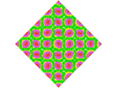 Abstract Floral Tie Dye Vinyl Wrap Pattern