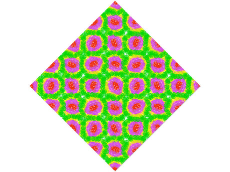 Abstract Floral Tie Dye Vinyl Wrap Pattern