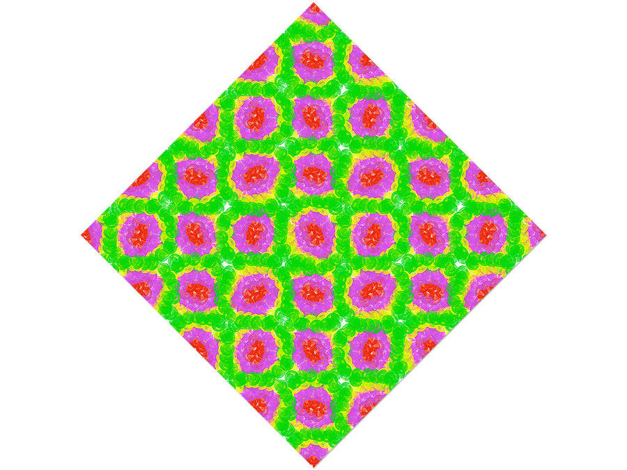 Abstract Floral Tie Dye Vinyl Wrap Pattern