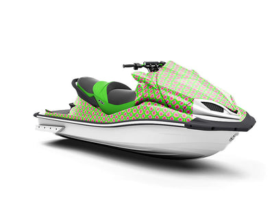 Abstract Floral Tie Dye Jet Ski Vinyl Customized Wrap