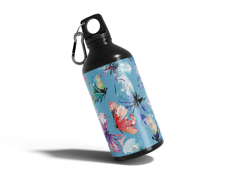 abstract lovelies bug Water Bottle DIY Stickers