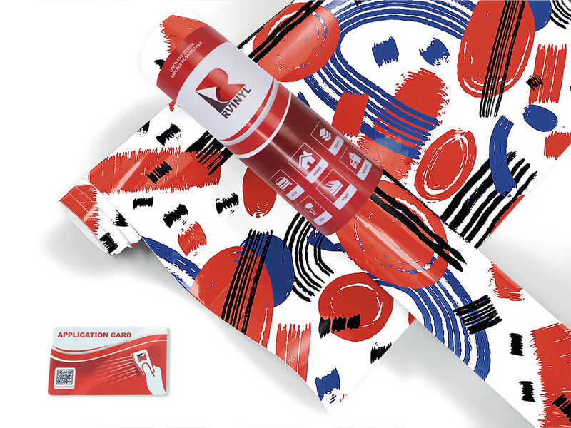 abstract patriot  Craft Vinyl Roll