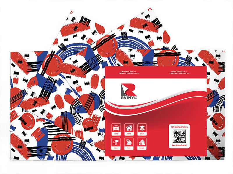 abstract patriot  Craft Vinyl Sheet Pack