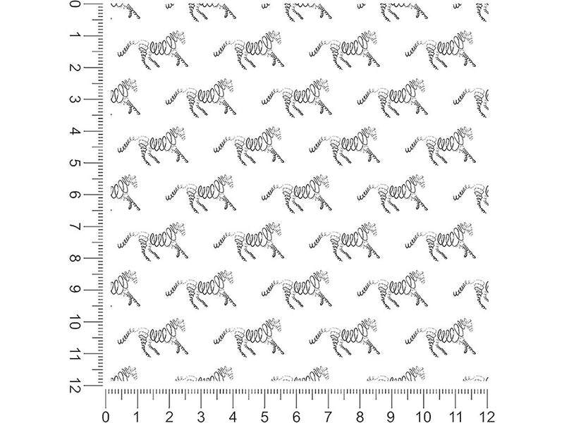 abstract racer animal 1ft x 1ft Craft Sheets