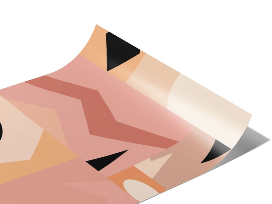 Abstract Salmon Mosaic Vinyl Wraps~Rwraps Series 914 Digitally Printed Vinyl Wrap~0