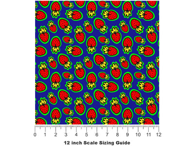 AC Wendy Fruit Vinyl Film Pattern Size 12 inch Scale~Rwraps AC Wendy Fruit Sizing Chart~2
