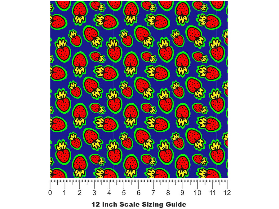 AC Wendy Fruit Vinyl Film Pattern Size 12 inch Scale~Rwraps AC Wendy Fruit Sizing Chart~2