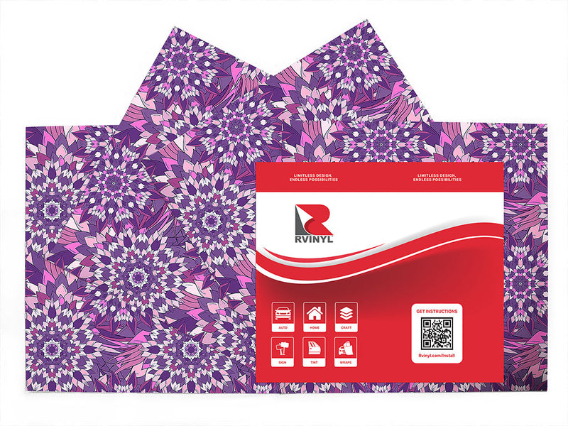 acca laurentia floral Craft Vinyl Sheet Pack