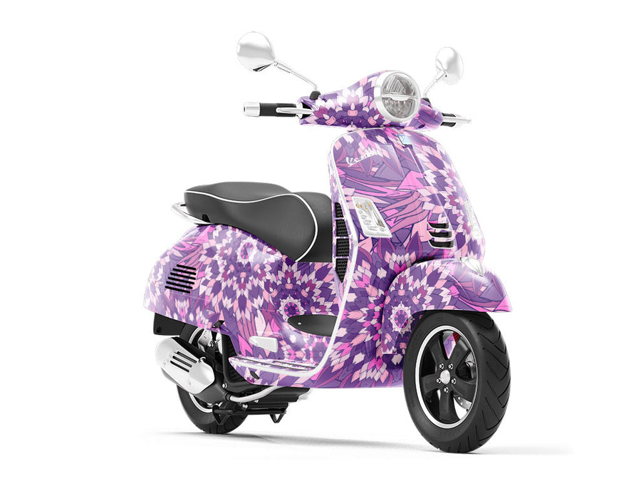 Acca Laurentia Floral Vespa Scooter Wrap Film