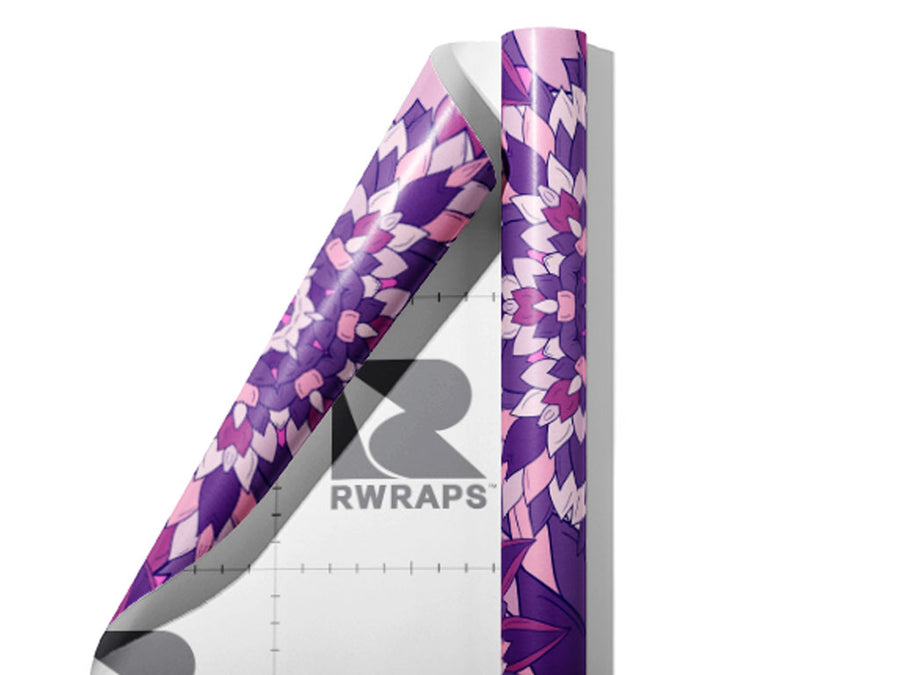 Acca Laurentia Floral Wrap Film Sheets~Rwraps Series 914 Acca Laurentia Floral Scrolled Sheet~3