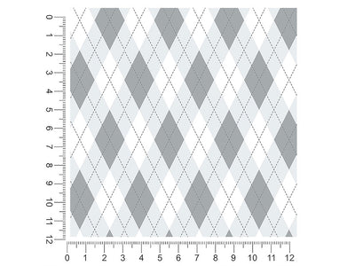 achromatic argyle 1ft x 1ft Craft Sheets
