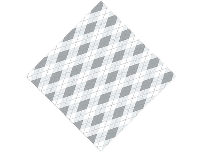 Achromatic  Argyle Vinyl Wrap Pattern