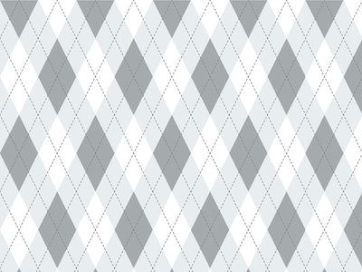 Achromatic  Argyle Vinyl Wrap Pattern~Rwraps Series 914 Digitally Printed Vinyl Wrap~0