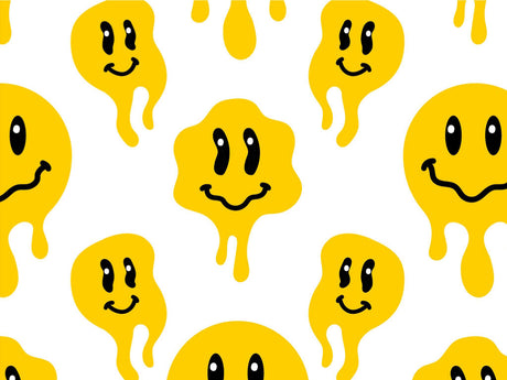 Acid House Emoji Vinyl Wrap Pattern~Rwraps Series 914 Digitally Printed Vinyl Wrap~0