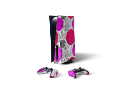 across time abstract geometric Sony PS5 DIY Skin