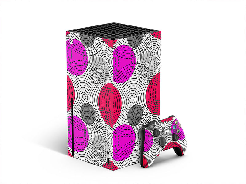 across time abstract geometric XBOX DIY Decal