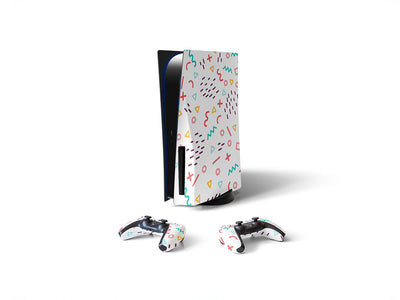 acting rehearsal abstract geometric Sony PS5 DIY Skin