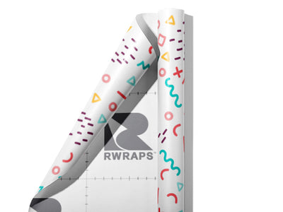 Acting Rehearsal Abstract Wrap Film Sheets~Rwraps Series 914 Acting Rehearsal Abstract Scrolled Sheet~3