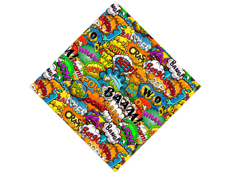 Action Comic Sticker Bomb Vinyl Wrap Pattern
