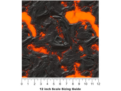Active Fury Lava Vinyl Film Pattern Size 12 inch Scale~Rwraps Active Fury Lava Sizing Chart~2