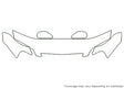 cl 3M Clear Bra Hood Precut PPF Diagram