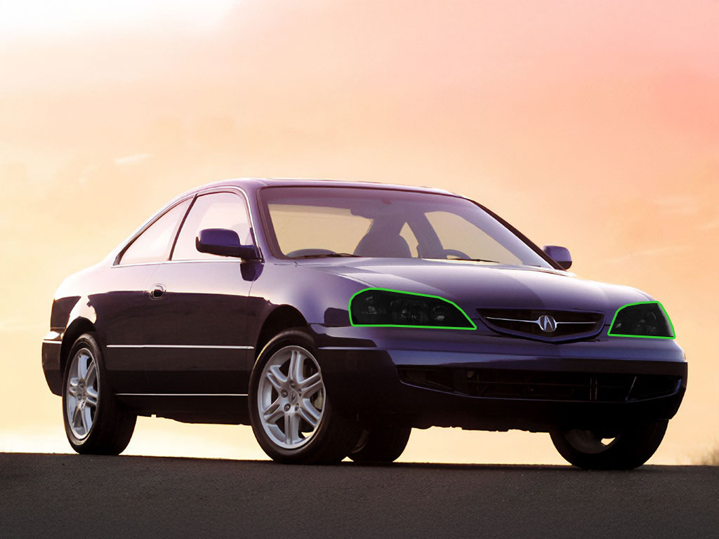 Rtint™ Acura CL 2001-2003 Headlight Tint | Film – Rvinyl, image size:1024x768