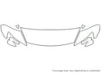 csx Avery Dennison Clear Bra Hood Precut PPF Diagram