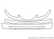 el Avery Dennison Clear Bra Bumper Precut PPF Diagram