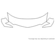 ilx 3M Clear Bra Hood Precut PPF Diagram