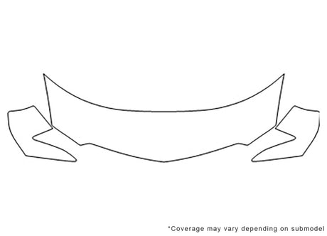 ilx 3M Clear Bra Hood Precut PPF Diagram