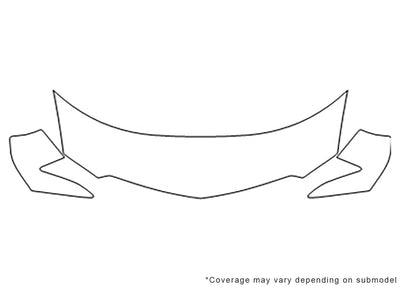 ilx Avery Dennison Clear Bra Hood Precut PPF Diagram