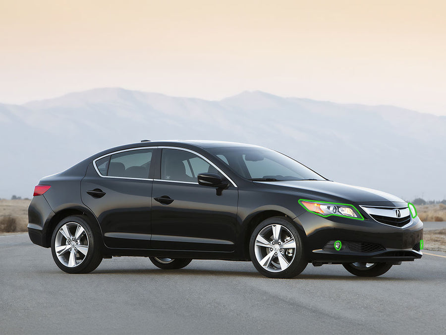 acura ilx 2013-2015 Headlight Protection Installation Location