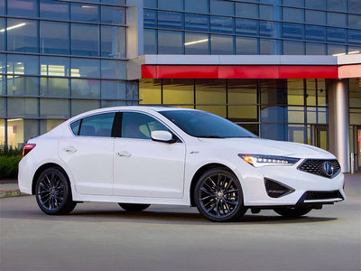 acura ilx 2013-2021 Brushed Aluminum Black Pillar Trim