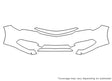ilx Avery Dennison Clear Bra Bumper Precut PPF Diagram