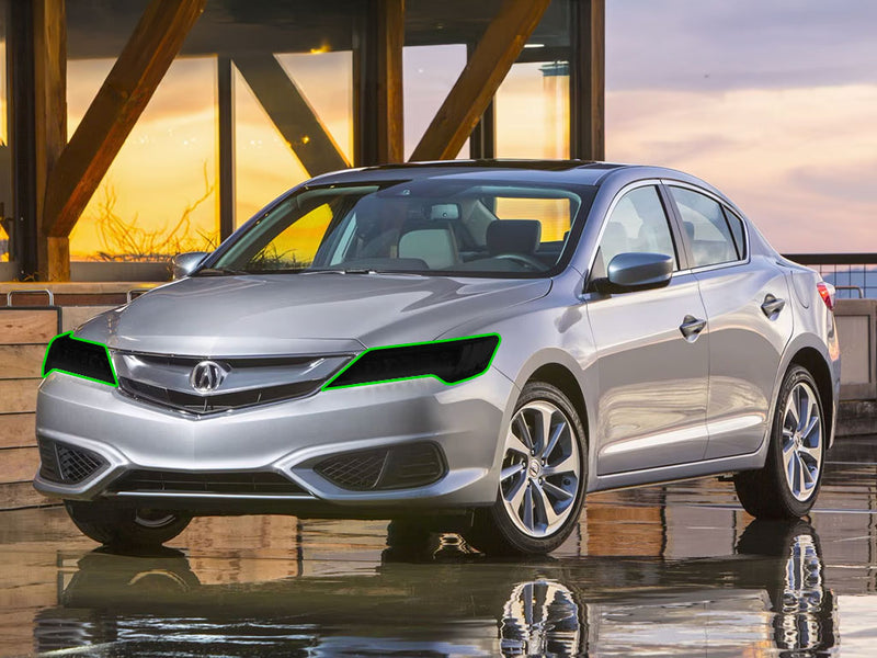 acura ilx 2016-2018 Headlight Tint Location