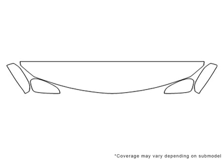 ilx Avery Dennison Clear Bra Hood Precut PPF Diagram