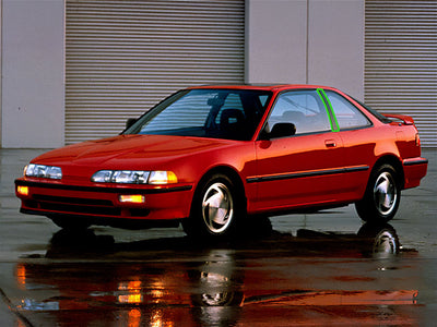 acura integra 1986-1991 (hatchback) Pillar Post Trim Installation Location