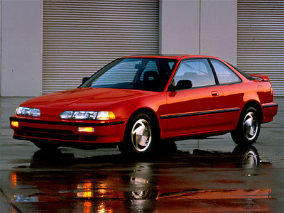 acura integra 1986-1991 (hatchback) Brushed Aluminum Black Pillar Trim