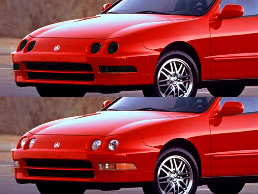 acura integra 1994-1997 Headlight Tint Appearance
