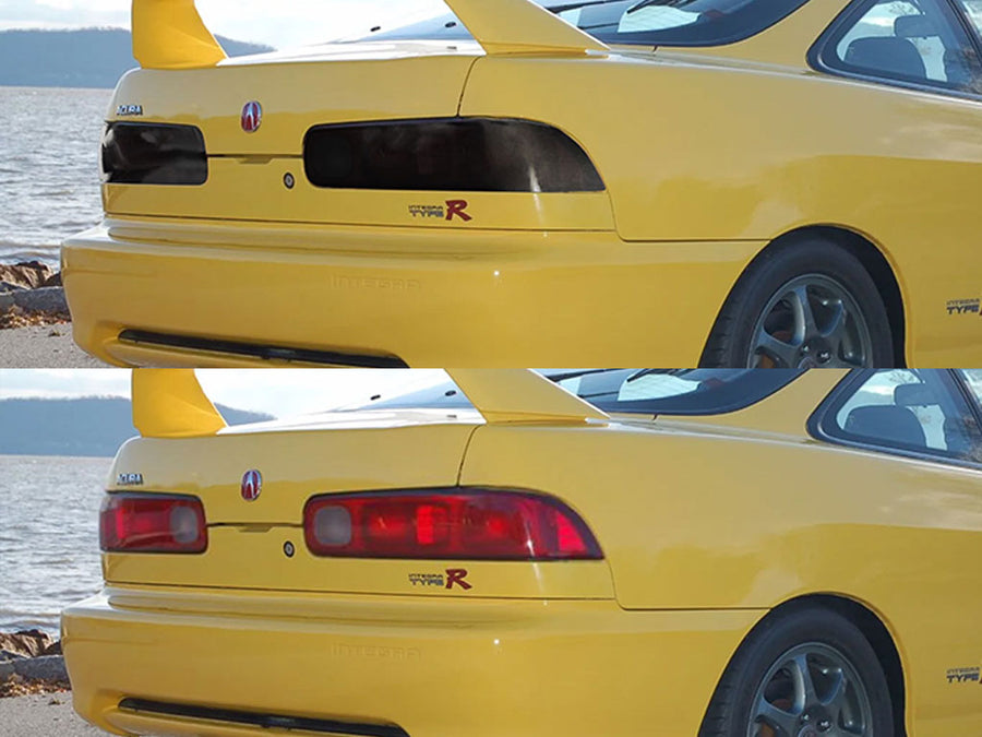 integra Before and After Smoked Taillights