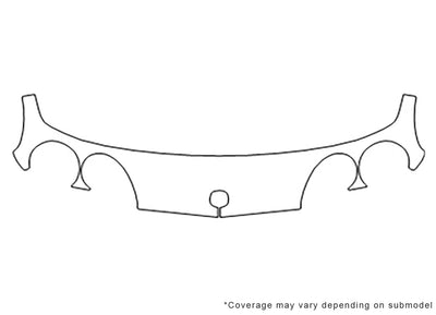 integra 3M Clear Bra Bumper Precut PPF Diagram