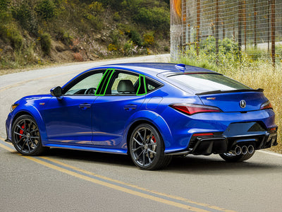 acura integra 2023-2024 Pillar Post Trim Installation Location