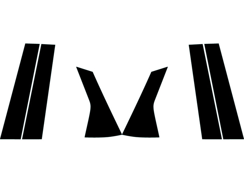 acura integra 2023-2024 Camo Pillar Trim Diagram