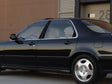 acura legend 1991-1995 (sedan) Brushed Aluminum Black Pillar Cover Diagram