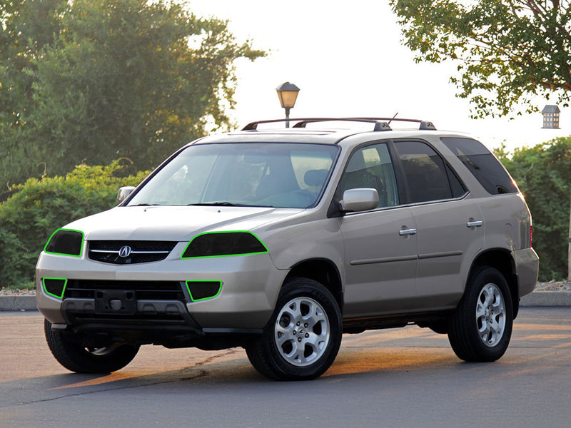 acura mdx 2001-2003 Headlight Tint Location