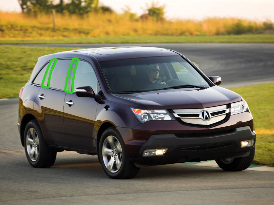 acura mdx 2001-2006 Pillar Post Trim Installation Location