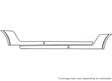 mdx 3M Clear Bra Door Cup Precut PPF Diagram