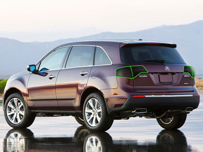 mdx Tail Light Tint Installation Points