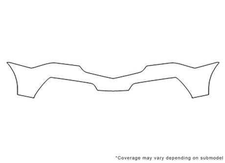 mdx 3M Clear Bra Bumper Precut PPF Diagram